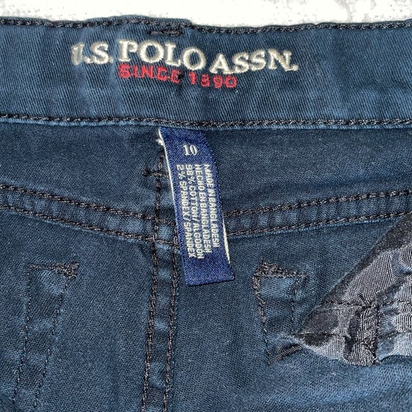 U.S. Polo Assn. Dark Blue Jeans.  Size 10.  Unisex. - Picture 4 of 7